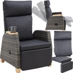 2dekans | tectake Lounge Tuinstoel – Verstelbare Rug- &, Ophalen of Verzenden