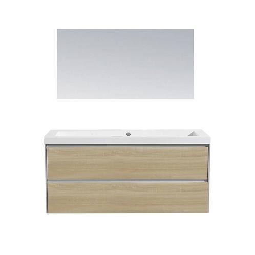Badkamermeubel Sanilux PL 120 Greeploos Incl Spiegel En, Huis en Inrichting, Badkamer | Badkamermeubels, Ophalen of Verzenden