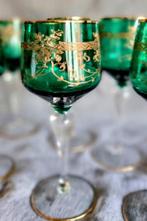 Drinkset (6) - Glas - Wijn Römer ECHT BOHEMIA, Antiek en Kunst