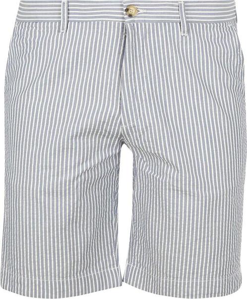 McGregor Shorts Striped Seersucker Medium Blue maat 34 Heren, Kleding | Heren, Broeken en Pantalons, Blauw, Nieuw, Verzenden