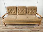 Sofa - Beuken, Textiel - Driekopse bank in eiken voor, Antiek en Kunst