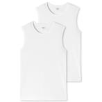 SCHIESSER Uncover Heren Tanktop 2Pack Wit, Kleding | Heren, Ondergoed, Verzenden