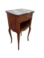 Nachtkastje - Hout, Marmer