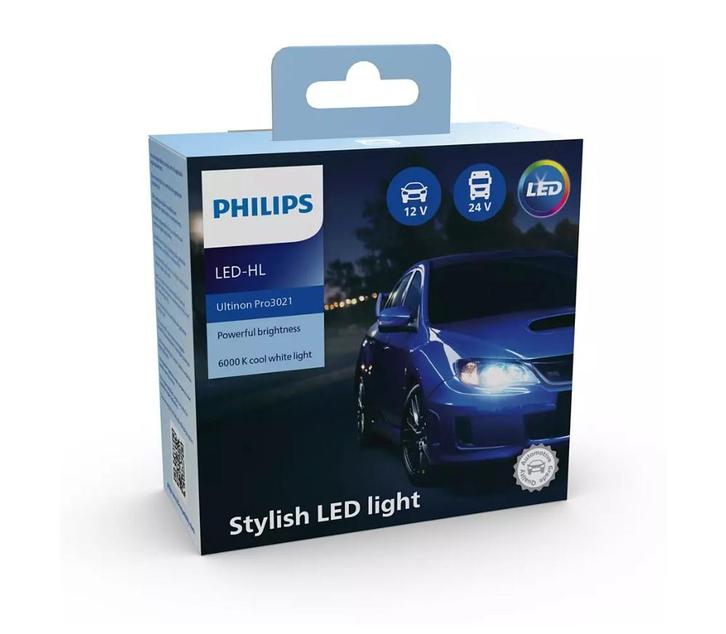 Philips LED Koplamp/Mistlamp HB3/HB4 12/24V 20W 2 Stuks, Auto-onderdelen, Verlichting, Nieuw, Ophalen of Verzenden
