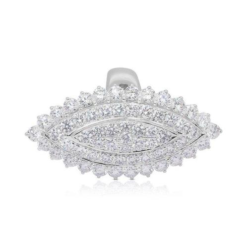 Ring - 18 karaat Witgoud - 9.18ct. tw. Diamant (Natuurlijk), Sieraden, Tassen en Uiterlijk, Ringen