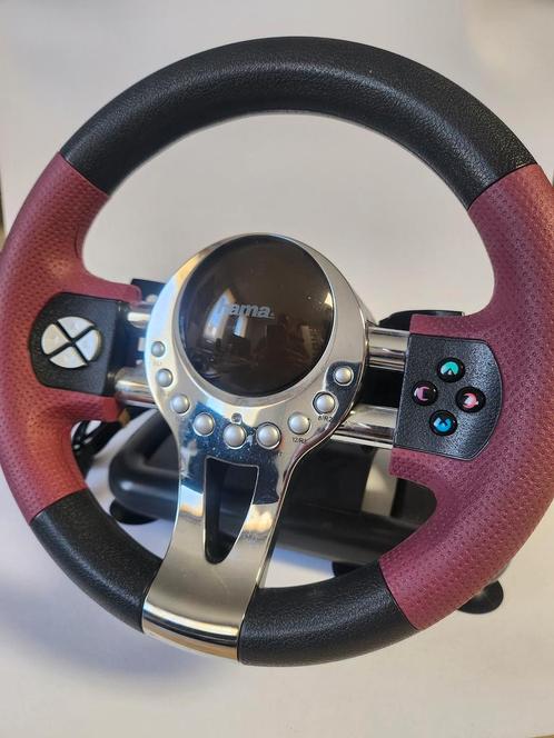 Hama Racing Wheel Thunder V5 Playstation 3/ PC, Spelcomputers en Games, Spelcomputers | Sony PlayStation Consoles | Accessoires