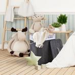 Bamboe Wasmand Curly - 100 Ltr - Grijs - Uitneembare Waszak, Verzenden, Nieuw