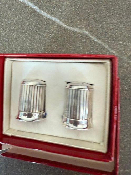 Cartier - Cartier - Zout- en pepervaatjes (2) - Lapis, Antiek en Kunst, Antiek | Meubels | Tafels