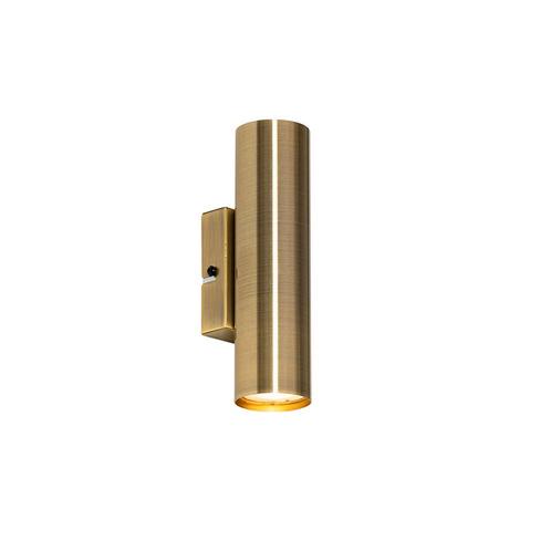 Moderne wandlamp brons 2-lichts - Jeana, Huis en Inrichting, Lampen | Wandlampen, Nieuw, Overige materialen