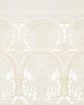 Luxe Broderie Katoen Blanchette Ecru, Hobby en Vrije tijd, Stoffen en Lappen, Overige kleuren, Nieuw