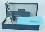 Montegrappa - Emozione BP Charcoal Black 925 Silver &, Verzamelen, Pennenverzamelingen, Nieuw