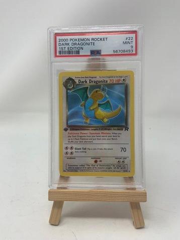 Pokémon - 1 Graded card - Dragonite 22 - PSA 9 Mint beschikbaar voor biedingen
