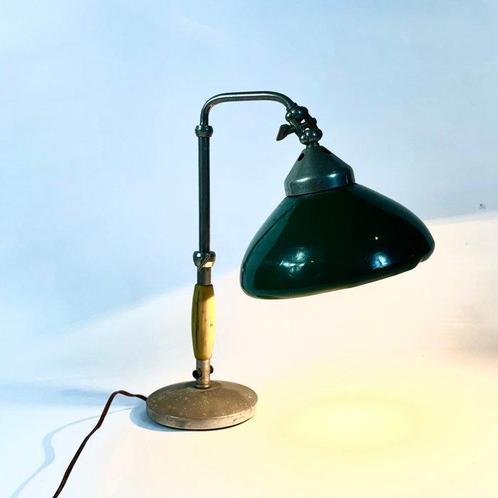 Tafellamp - Aluminium, Hout, Metaal, Antiek en Kunst, Curiosa en Brocante