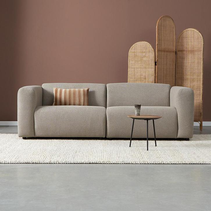 *WOONWINKEL* Elementen 3-zits Bank Taupe, Huis en Inrichting, Banken | Bankstellen, Nieuw, Verzenden