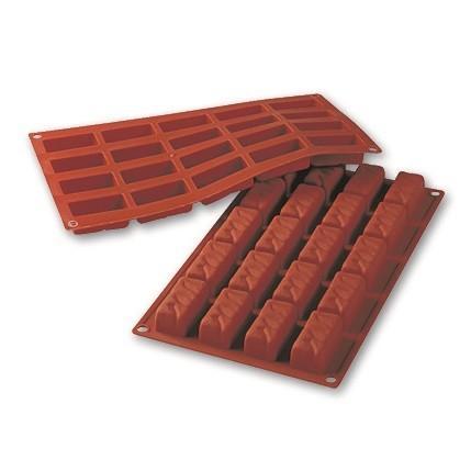 Siliconen Bakvorm Nougat 50x25x20mm (20), Hobby en Vrije tijd, Taarten en Cupcakes maken, Nieuw, Verzenden