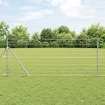 vidaXL Weidehekwerk Zilver 50 x 1 m Gegalvaniseerd staal, Tuin en Terras, Verzenden, Nieuw, IJzer