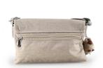 Kipling Schoudertas in maat standaard Beige, Verzenden, Zo goed als nieuw, Beige