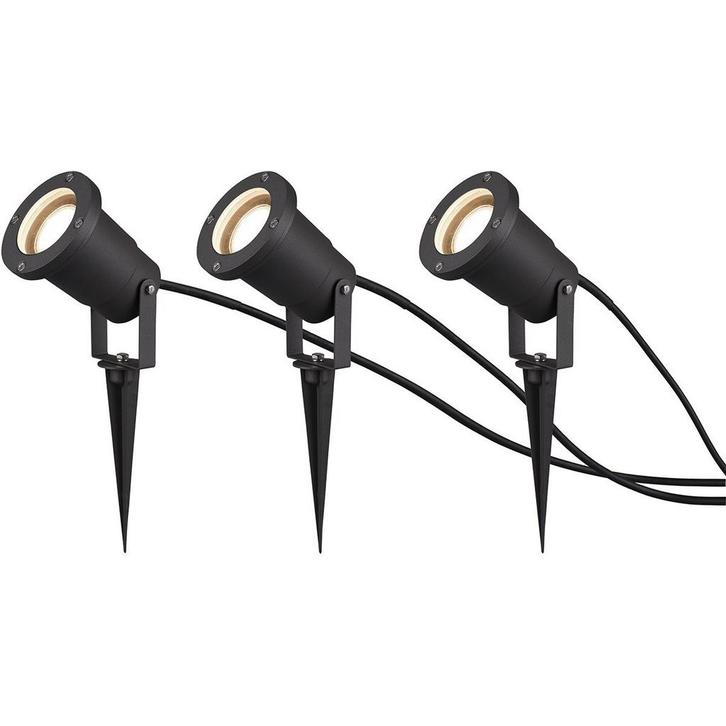 Prikspot met Stekker 3 Pack - Trion Ubani - GU10 Fitting -, Huis en Inrichting, Lampen | Overige, Nieuw, Ophalen of Verzenden