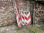 Afzetbakens + afzetpalen, Ophalen, Gebruikt
