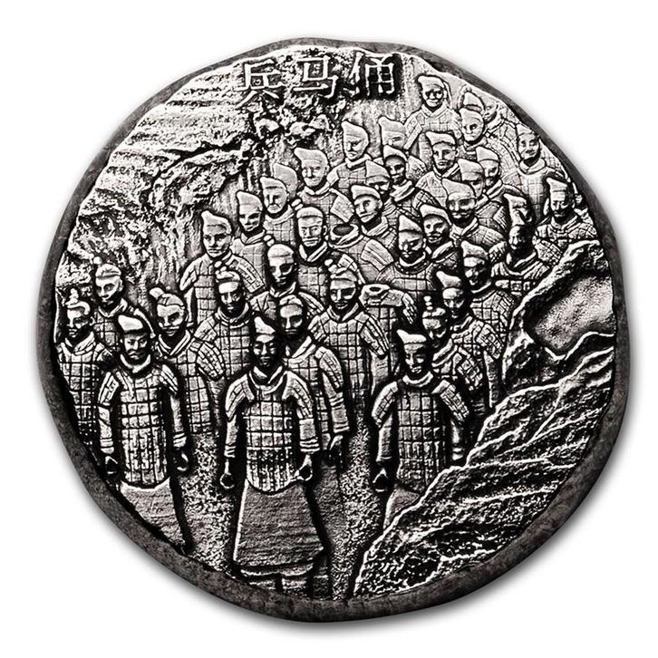 Fiji Terracotta Army 5 oz 2020 (2.500 oplage), Postzegels en Munten, Munten | Oceanië, Losse munt, Zilver, Verzenden