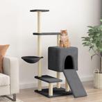 vidaXL Kattenmeubel met sisal krabpalen 130,5 cm donkergrijs, Verzenden, Nieuw