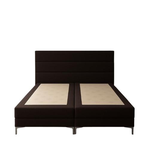 POLYPREEN | Boxspringset 180x200 (2-Motorig Elektrisch, Huis en Inrichting, Slaapkamer | Boxsprings, Zwart, Nieuw, Ophalen