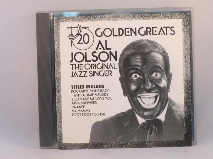 Al Jolson - 20 Golden Greats, Cd's en Dvd's, Cd's | Jazz en Blues, Zo goed als nieuw, Verzenden