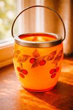 Théodore Legras – Rare Art Nouveau Amber Glass Ice Bucket