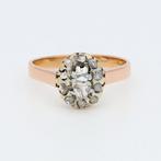 Ring - 18 karaat Roségoud Diamant (Natuurlijk), Nieuw