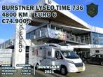 Burstner Lyseo Time 736 QUEENSBED+HEFBED SLECHTS 4800KM!, Caravans en Kamperen, 7 tot 8 meter, Diesel, Bürstner, Half-integraal