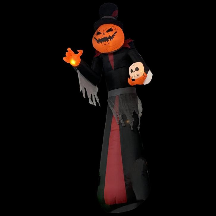 Halloween Decoratie Opblaasbare Pompoen Met Licht, Hobby en Vrije tijd, Feestartikelen, Overige typen, Nieuw, Verzenden