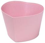 Bloemendoos zonder deksel hartvorm karton Roze 14 cm, Hobby en Vrije tijd, Knutselen, Ophalen of Verzenden, Nieuw
