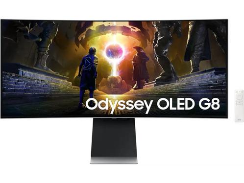 Samsung Odyssey OLED G8 G85SD 34 inch Zilver, Huis en Inrichting, Woonaccessoires | Overige, Zo goed als nieuw, Verzenden