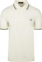 Fred Perry Polo Twin Tipped M3600 Ecru maat M Heren, Kleding | Heren, Polo's, Verzenden, Nieuw, Maat 48/50 (M), Fred Perry