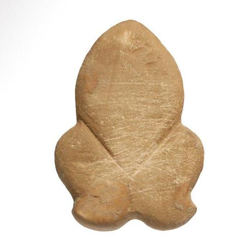 Sumerisch kalksteen Kikker Amulet, Antiek en Kunst, Antiek | Overige Antiek