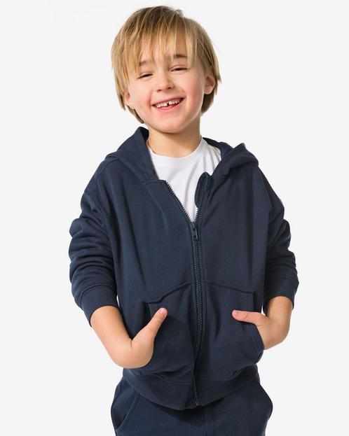 HEMA Kinder sweatvest donkerblauw, Kinderen en Baby's, Kinderkleding | Overige, Nieuw, Verzenden