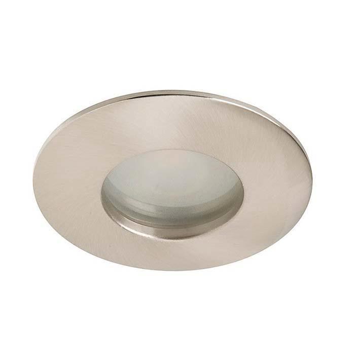 Badkamer inbouwspot | IP65 | Rond | Geborsteld nikkel, Huis en Inrichting, Lampen | Spots, Plafondspot of Wandspot, Nieuw, Metaal of Aluminium