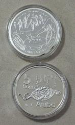 Aruba (Caribisch Nederland). 5 Florin Lot of 2 Donde,, Postzegels en Munten
