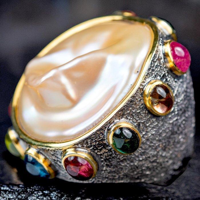 Eclectisch, elegant, exclusief - Prachtige Keshi parel -, Verzamelen, Mineralen en Fossielen