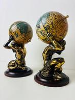 Globe - 1970-1980 - Set Italiaanse boeksteunen geïnspireerd