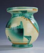 Vaas - Art Deco vaas met modernistisch deels spritz decor
