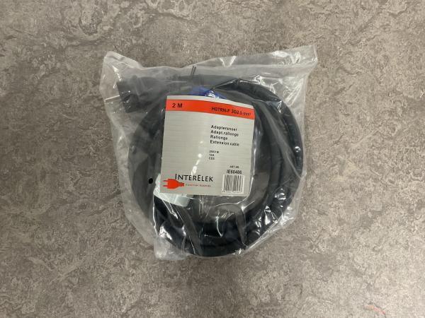 Veiling - 4x Interelek adaptersnoer 2m H07RN-F 3G2.5mm², Doe-het-zelf en Verbouw, Elektra en Kabels