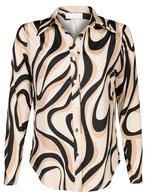 Blouse Stretch Lucia, damestop met lange mouwen, Kleding | Dames, Tops, Verzenden, Nieuw