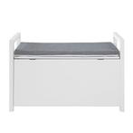 2dekans | SoBuy FSR76-W Borstbank Zitbank Met Opbergruimte -, Ophalen of Verzenden, Zo goed als nieuw