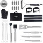 2dekans | TTD® Premium BBQ Accesoires Set 30-delig - BBQ, Ophalen of Verzenden, Zo goed als nieuw, TTD