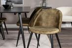 Eetkamerstoel - Meike - Bruin - Fluweel - Jörn, Verzenden, Nieuw