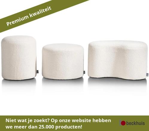 Coco Maison Kay kruk H35cm - Wit, Huis en Inrichting, Krukjes, Nieuw, Overige materialen, Ophalen of Verzenden