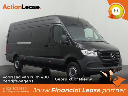 Mercedes Sprinter Bestelbus L3 H2 2023 Diesel, Auto's, Mercedes-Benz, Dealer onderhouden, Lease, Zwart, Handgeschakeld, Financial lease