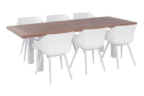 Hartman tuinset met Heron tuintafel White | KORTING, Tuin en Terras, Tuinsets en Loungesets, Tuinset, Nieuw, Overige materialen