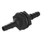 ProPlus Watertank doorvoer recht - Ø 10 x 12 mm - zwart -.., Caravans en Kamperen, Ophalen of Verzenden, Nieuw